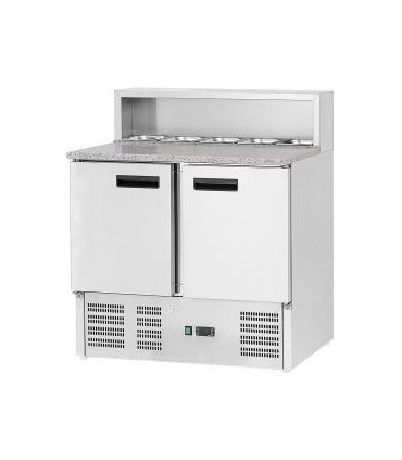 #0101 Dvojdverový pizza stol GASTROMARKET® 5 x GN1-6    S843029
