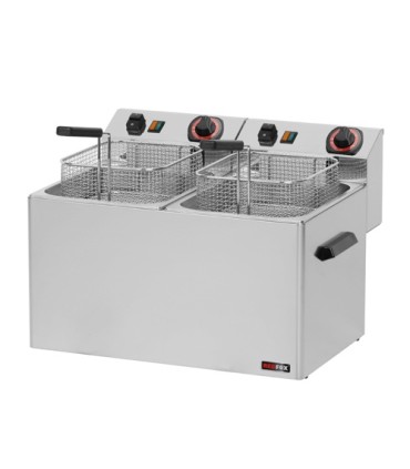 #0076 Friteza el. 2x8L,  400V,  FE-77T, 1026.32