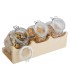 #1505 STOJAN BUFET 43X17CM S 3 SKLEN VEKA  APS13965
