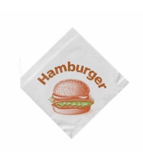 #1879 Papierové vrecko Hamburger 16 x 16 cm [500 ks]