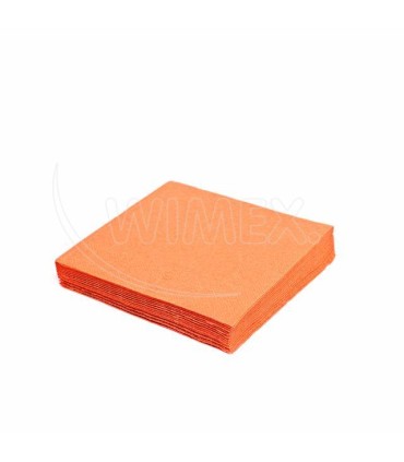 #1897 Obrúsok (PAP FSC Mix) 2vrstvý oranžový 33 x 33 cm [250 ks]