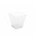 #2957 Fingerfood pohárik (PS) hranatý číry 50 x 50 x 45 mm 60ml 50ks balenie