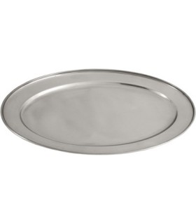 #3224 Nerezový podnos ovál 35cm priemer