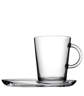#3699 Hrnček s podšálkou 400 ml TRIBECA 2 kusy