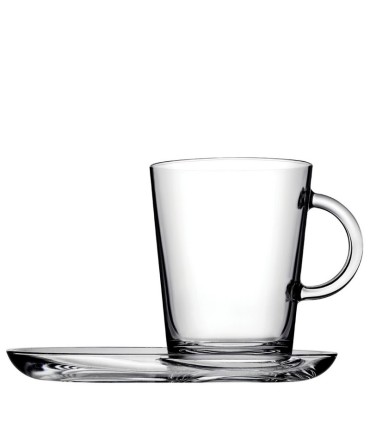 #3699 Hrnček s podšálkou 400 ml TRIBECA 2 kusy