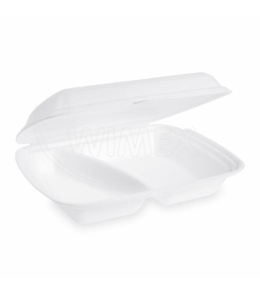 #3783 Menu box (XPS) 2dielny biely 241 x 207 x 69 mm 600ml [125 ks]