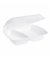 Menu box (XPS) 2dielny biely 241 x 207 x 69 mm 600ml [125 ks]