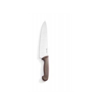 #4229 HACCP-Kuchynský nôž dlhý, hnedý, 25cm