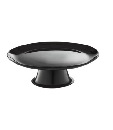 #4265 Servírovacia tácka na širokej nôžke Lily Black