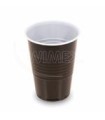 KÁVOVÝ POHÁR do automatu (PS) hnedo/biely Ø70mm 180ml [100 ks]
