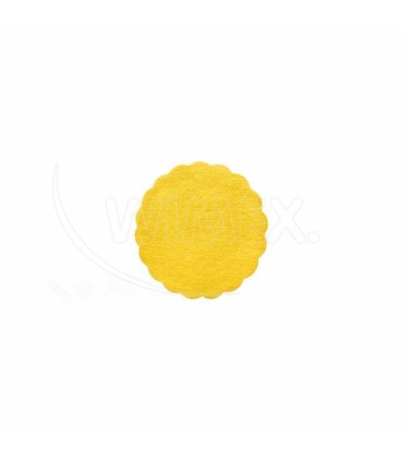 #2167 ROZETKY 9cm ZLTE 500KS