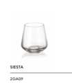 POHAR NA WHISKY 290 ML SIESTA