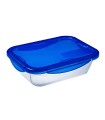Žiaruvzdorná nádobka s vekom Cook & Go 25,6 x 19,4 cm, 1,7 l