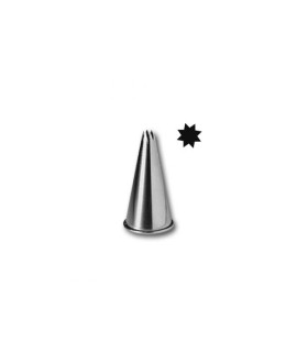 #4036 Kovová koncovka hviezda, priemer 1,8 cm