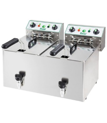 #1582 FRITEZA FIMAR 8+8L FR88R S VYP.VENTILOM