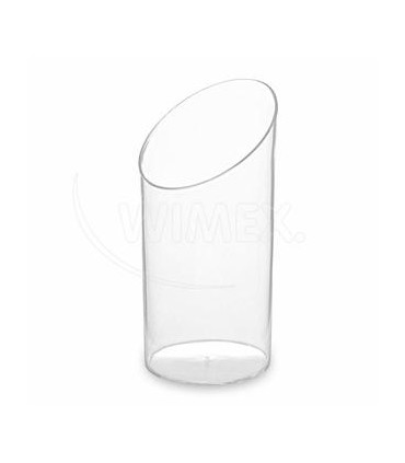#1783 Fingerfood pohárik (PS) okrúhly číry Ø45 x 84 mm 65ml [20 ks]