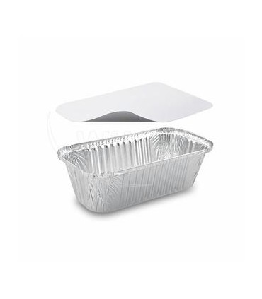 #1958 Miska (ALU) hranatá 252 x 132 x 70 mm 1500ml + viečko [5 sád]