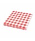 #2146 OBRUSOK, SERVITKA 1 VRS.  33X33 100KS KARO CERVENE
