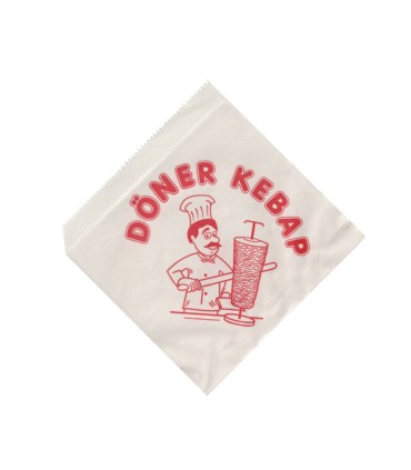 #4320 Papierové vrecko Kebap 16 x 16 cm [500 ks]