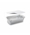 Miska (ALU) hranatá 218 x 112 x 60 mm 900ml + viečko [5 sád]