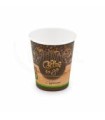Papierový pohár "Coffee to go" Ø80mm 280ml `M: 0,2L/8oz` [50 ks