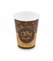 Papierový pohár "Coffee to go" Ø80mm 330ml `ML: 0,3L/10oz` [50 ks]