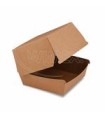 Burger box (PAP FSC Mix) nepremastiteľný kraft 110 x 110 x 90 mm [50 ks