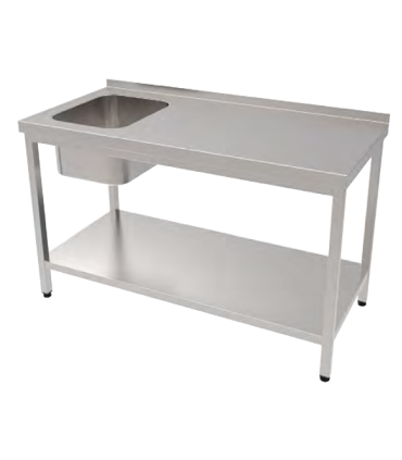 #7480 UMYVACI STOL 1 DREZ S POLICOU 1200X700X900MM