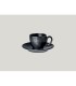 #7884 espresso-saucer-round-black-glazed-o-13-cm-karbon-rak