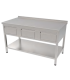 #8522 PRACOVNY STOL NEREZ S 3 ZASUVKAMI 1400X500X850MM