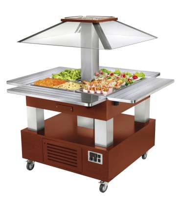 #8600 SBC 40 F bois Foncé haut déco
