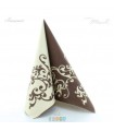 SERVITKA MANK POMP CREME/MOCCA