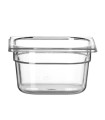 GASTRO NÁDOBA GN 1/6, 1,6L, PRIEHĽADNÁ, 176X162X(H)100MM