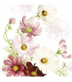 KVETINOVÉ SERVÍTKY COSMEA 40X40CM, NETKANÁ TEXTÍLIA