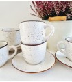 SAKLA 0,2L 2.3.1+PODSALKA 15CM RUSTIC CREAMY 2.20