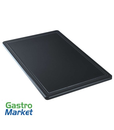 #38176 Doska na krájanie 60x40 cm čierna _ STALGAST 341637