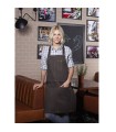 Čokoládová zástera v štýle Urban Casual | KARLOWSKY LS 29-48-Stck